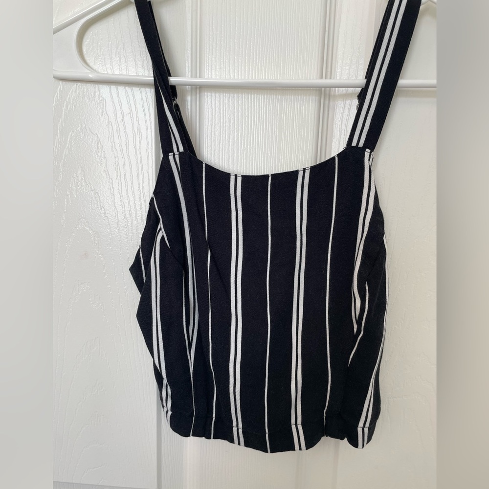 Stripped Crop Top
